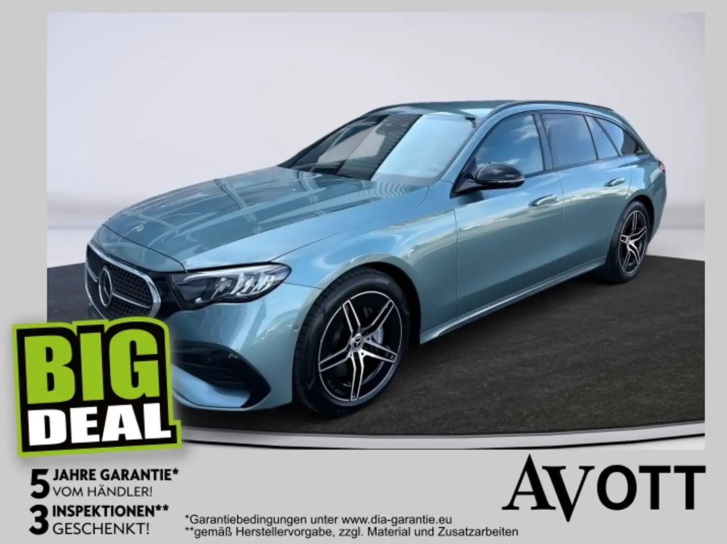 Mercedes-Benz E 220 d T AMG Line Distronic Zilver - 1