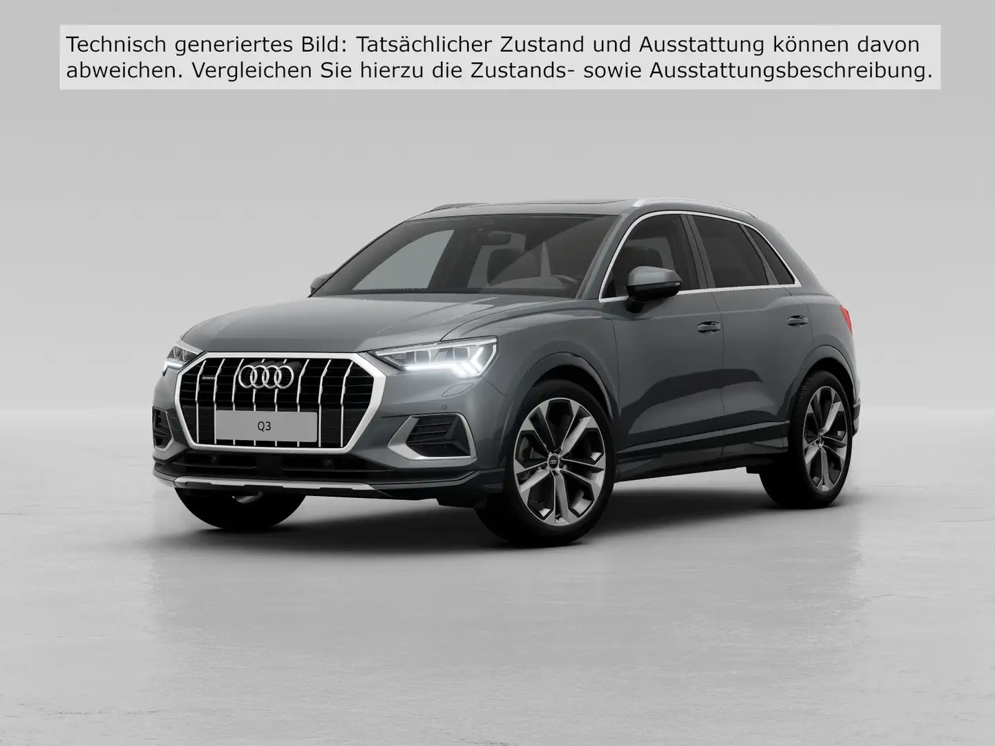 Audi Q3 40 TFSI adv. qu S tronic S LINE/LM20/NAVIPANO Grijs - 2