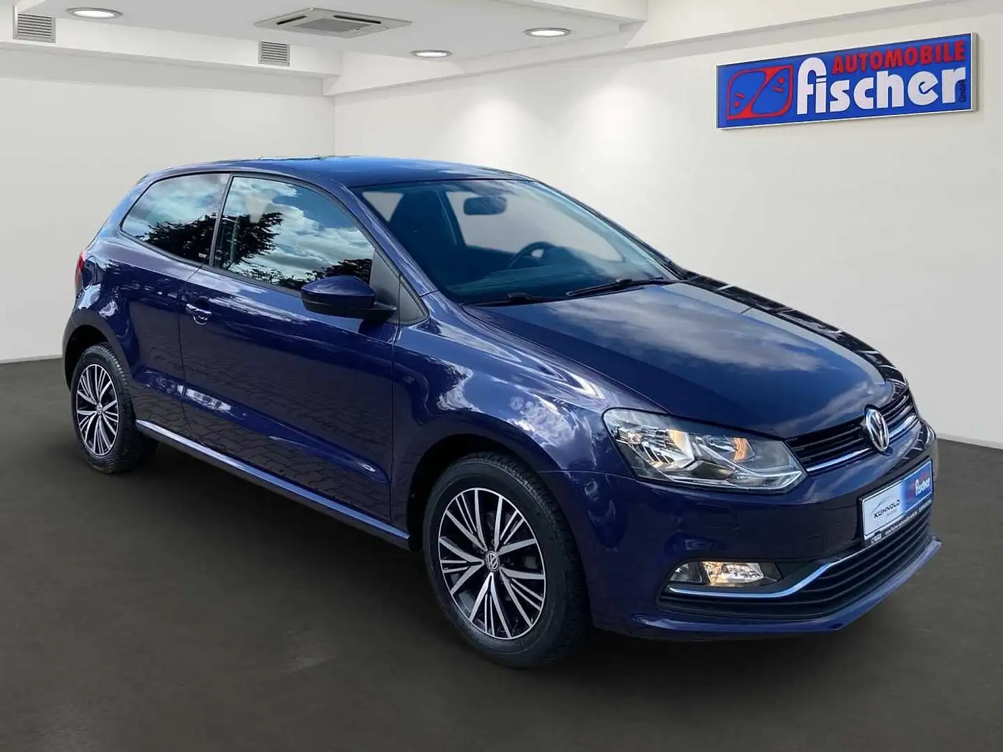 Volkswagen Polo V 1.0 Allstar Garantie Sitzhzg Klima PDC Bleu - 2