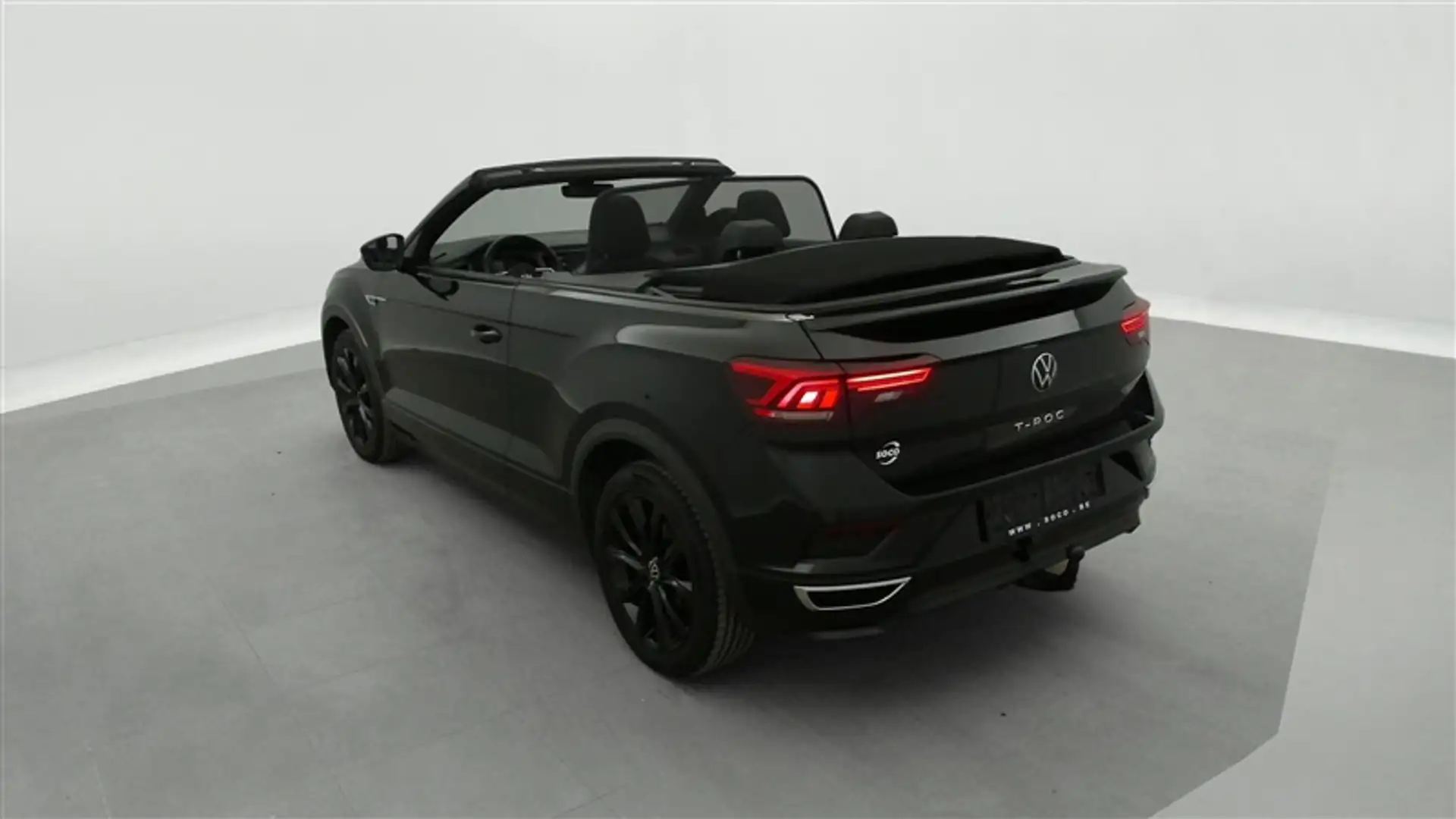Volkswagen T-Roc CABRIO 1.5 TSI 150cv R-Line NAVI / PDC AV+AR / JA 18\ Noir - 2