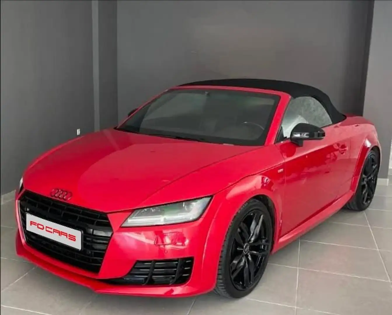 Audi TT Roadster PELLE GRIGIA-NAVI-PDC-AIRSCARF-UNIPROP. Rojo - 1