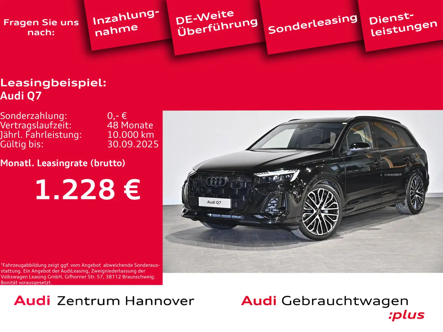 Audi Q7 SUV S line 50 TDI quattro tiptronic Schwarz - 1