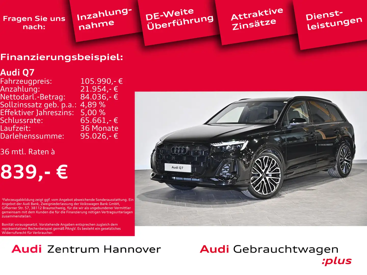 Audi Q7 SUV S line 50 TDI quattro tiptronic Schwarz - 2