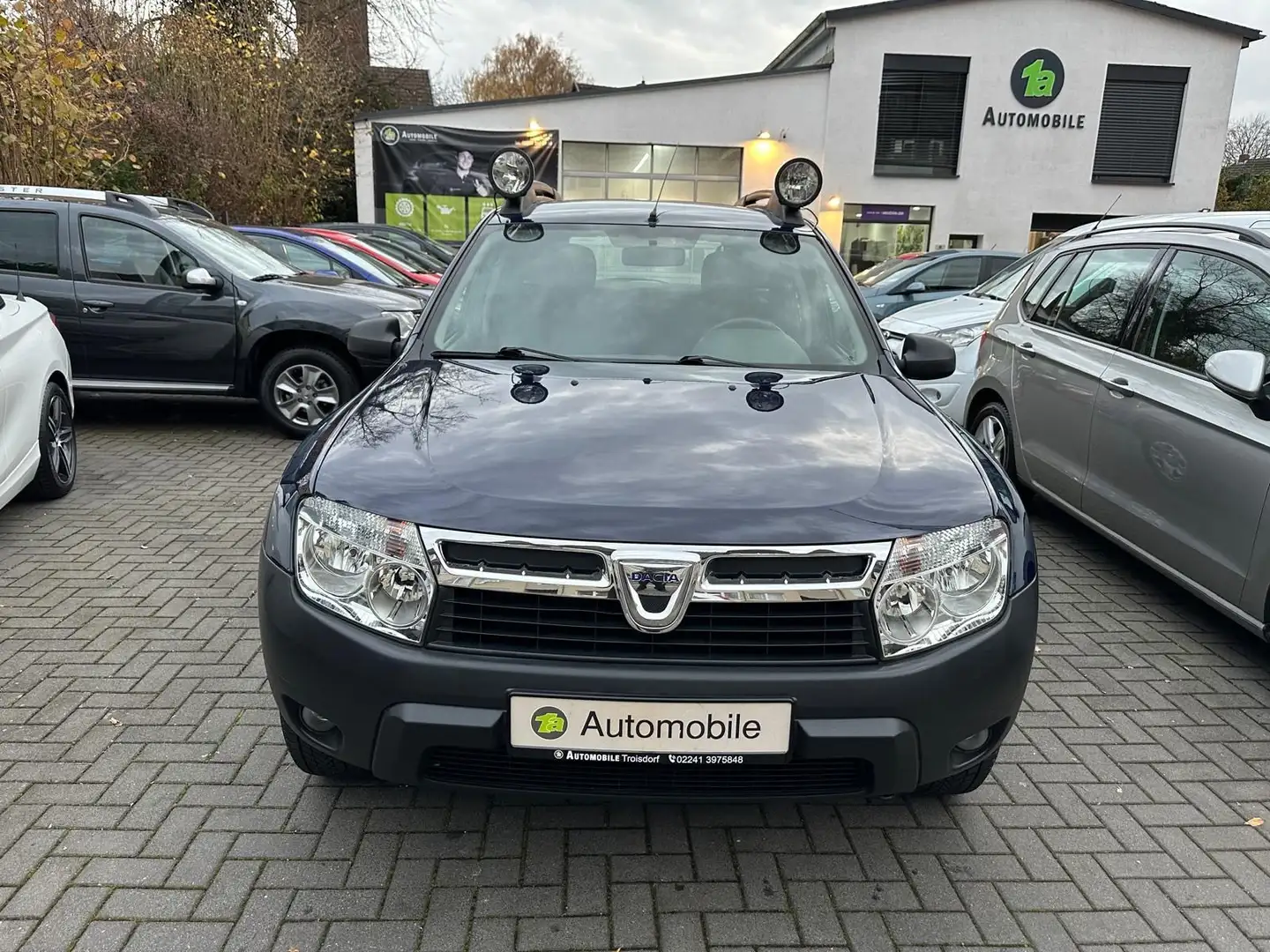 Dacia Duster I Ice 4x2*KLIMA*AHK*4S-REIFEN*1.HAND Blau - 2