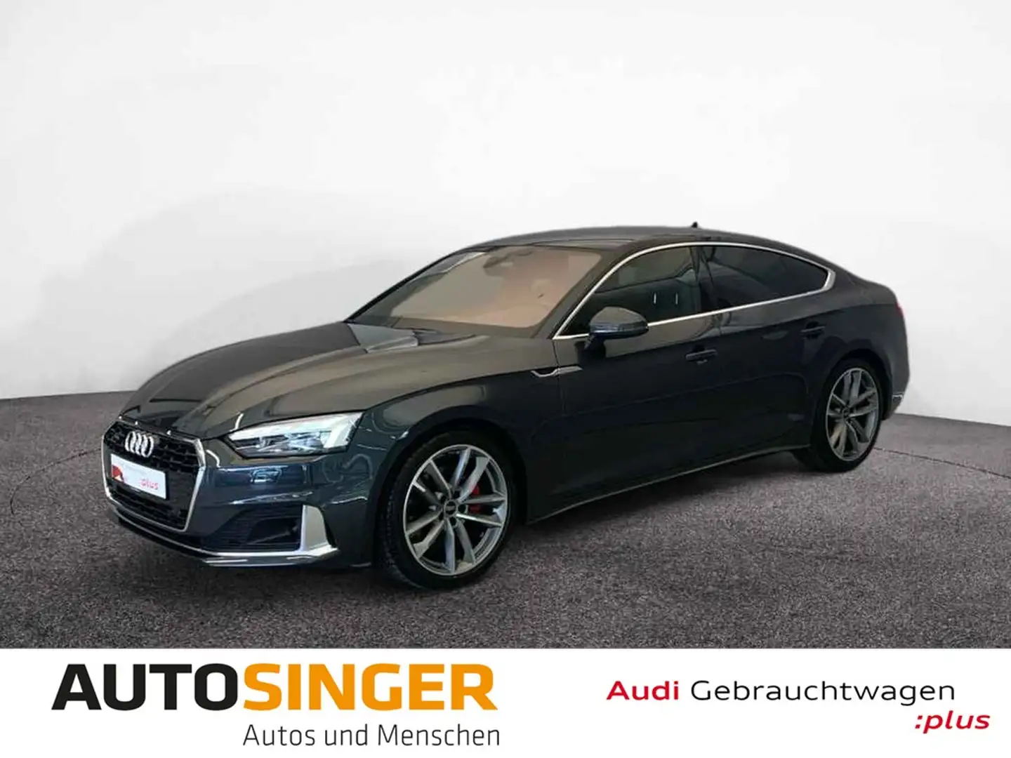 Audi A5 Sportback advanced 40 TDI qua *LASER*STDHZ* Grau - 1