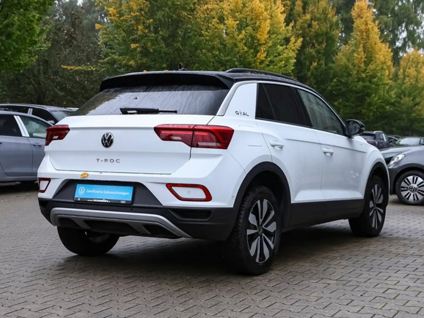 Volkswagen T-Roc 1.5TSi DSG Goal AHK ACC SideAssist NaviMedia 17... Weiß - 2