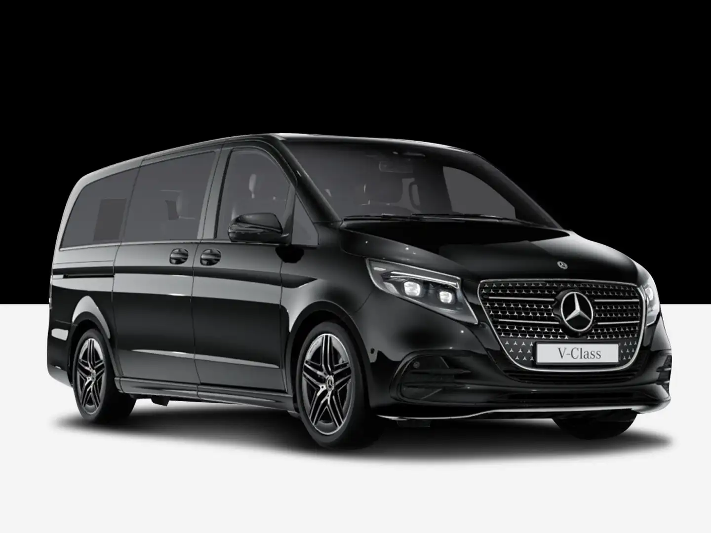 Mercedes-Benz V 300 V 300 d AVANTGARDE Lang AMG Line/Basic/Navi/Klima Noir - 1
