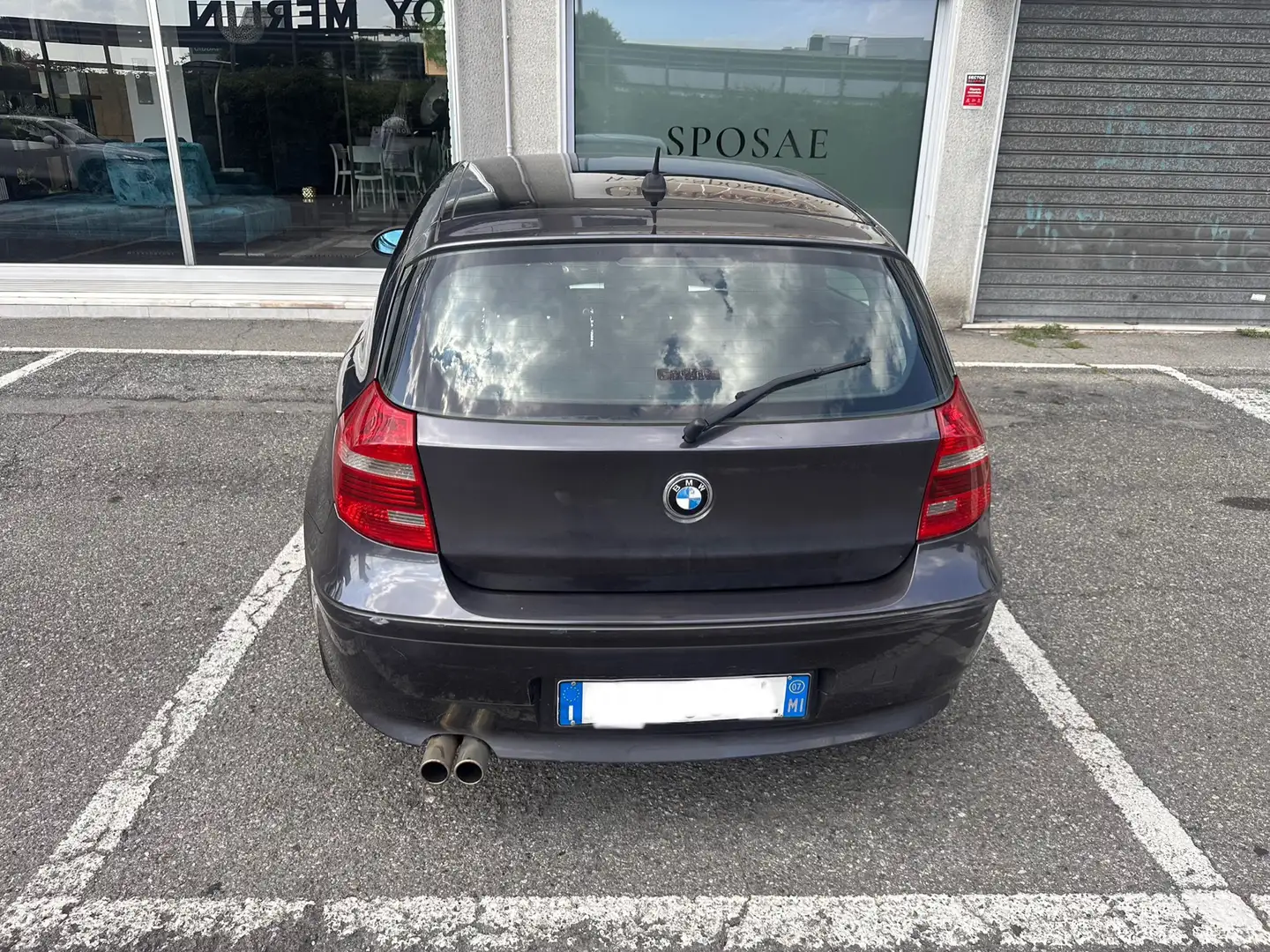 BMW 118 118d 5p 2.0 Futura 143cv dpf Grigio - 2