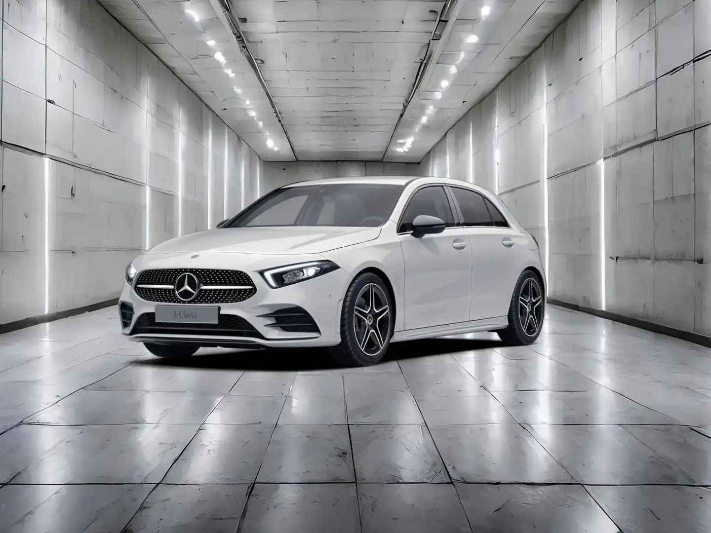 Mercedes-Benz A 200 AMG+NIGHTP.+MBUX+NAVI+SHZ+AUT+LED+PARK-ASS Weiß - 1
