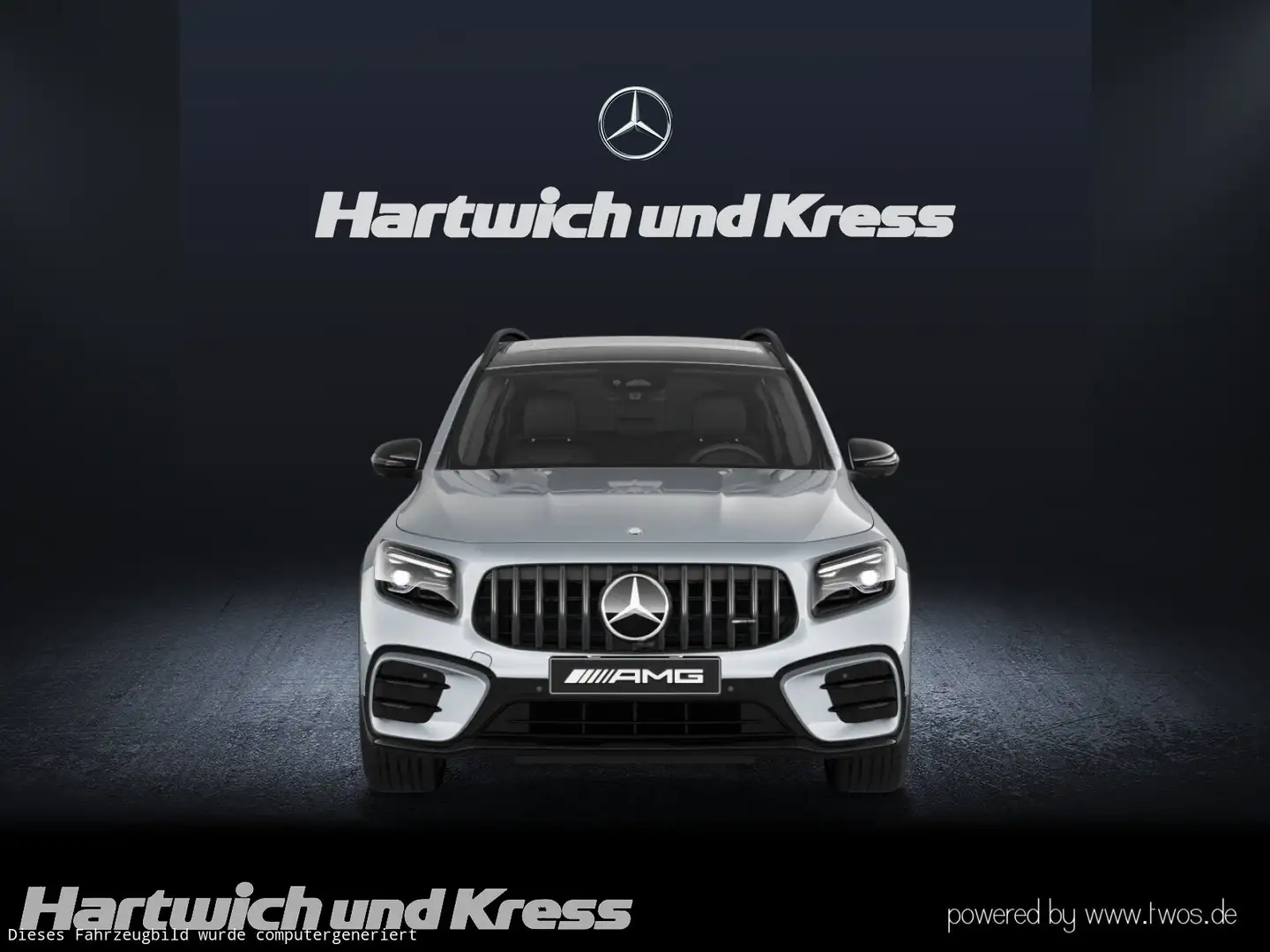 Mercedes-Benz GLB 35 AMG AMG GLB 35 4Matic+Pano+7Sitzer+Burmester+AMG-Night+ Silber - 2