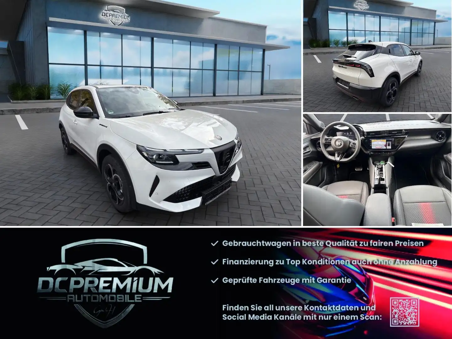 Alfa Romeo Junior Ibrida 1.2 VGT 48V-Hybrid 100 kW Speciale Weiß - 1
