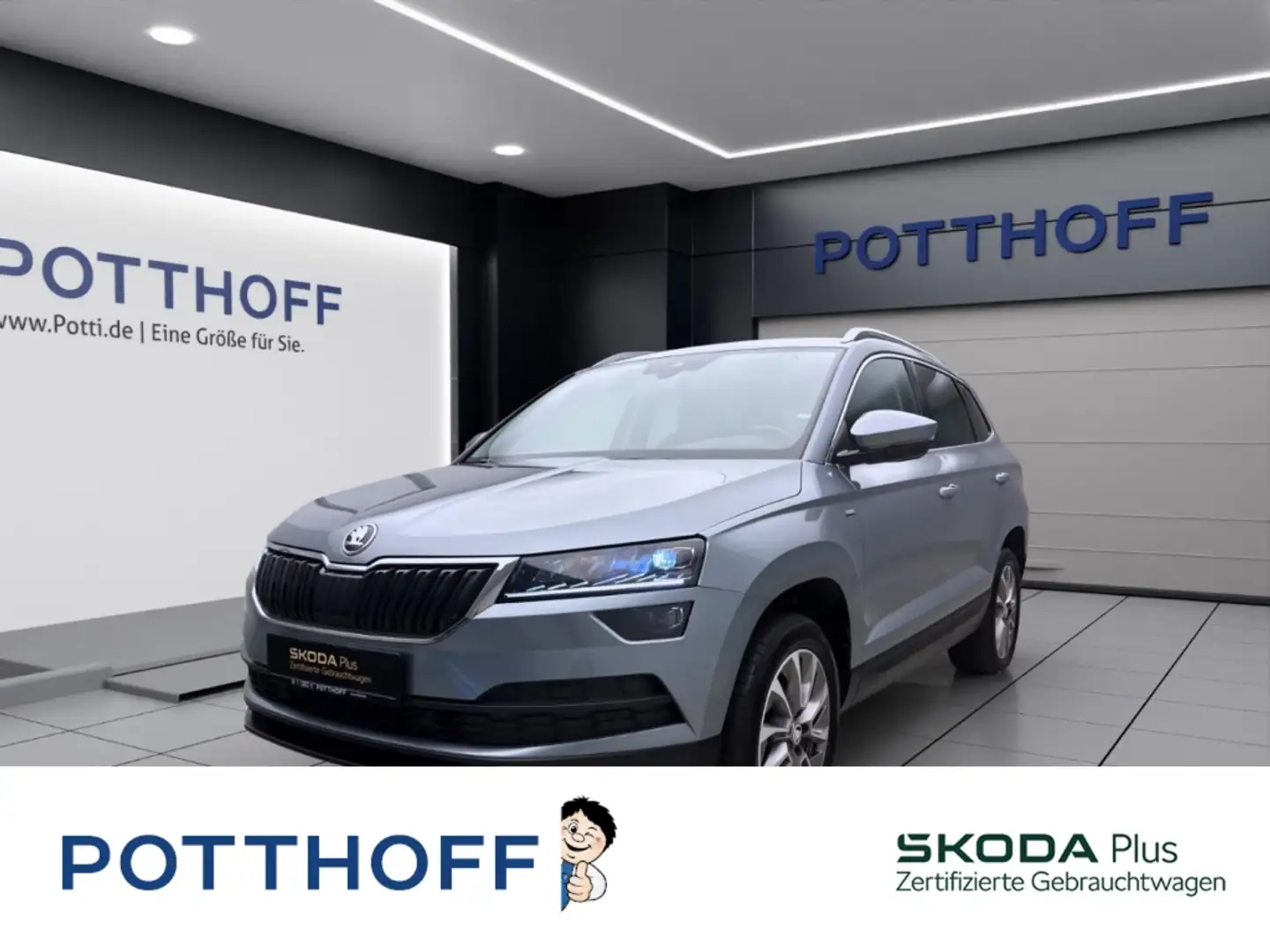 Skoda Karoq 1.5 TSI DSG CLEVER AHK NAVI KAMERA ACC Grau - 1