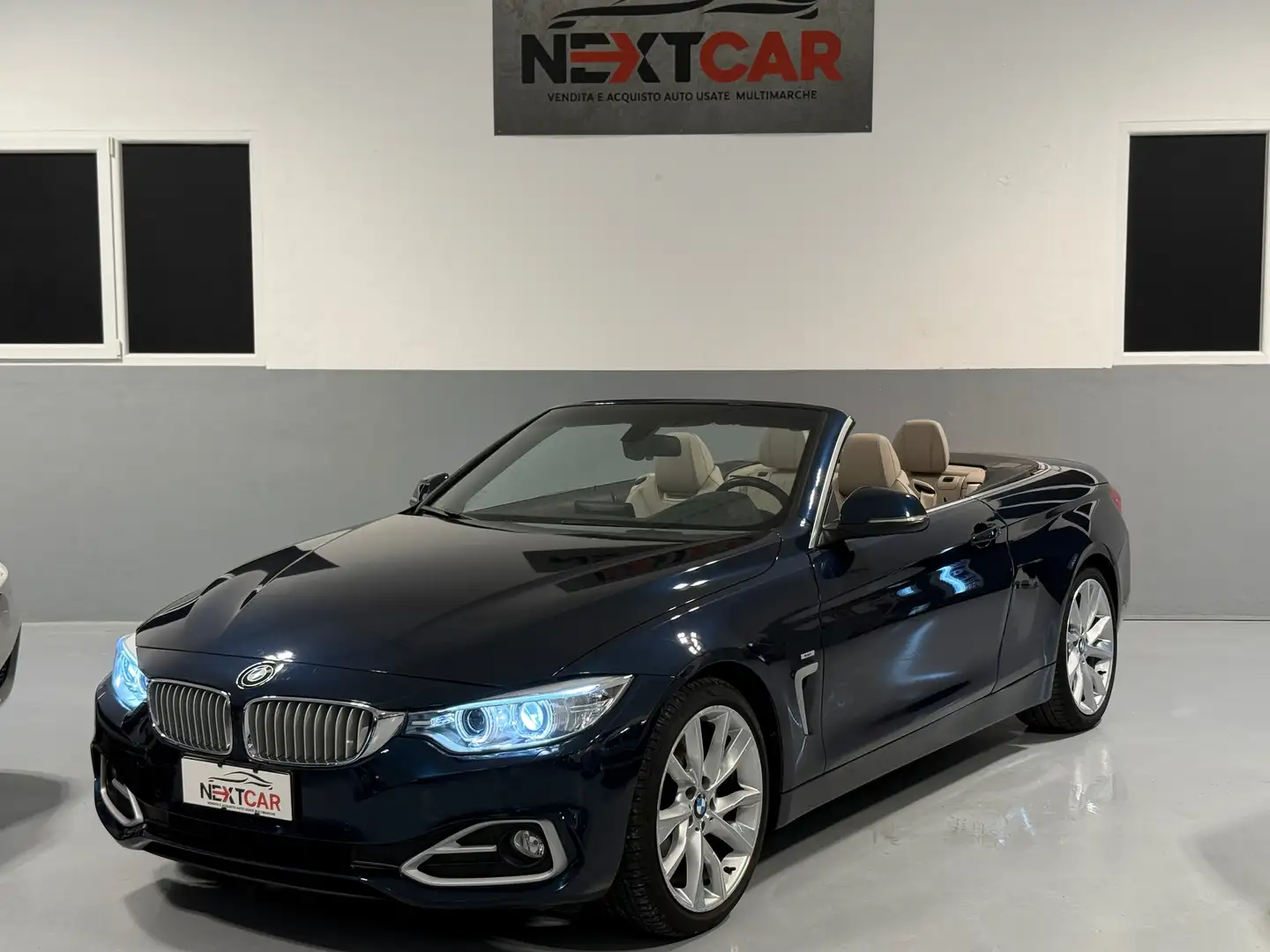 BMW 420 Cabrio Hardtop! Luxury 184cv 70.000KM! Blu/Azzurro - 2