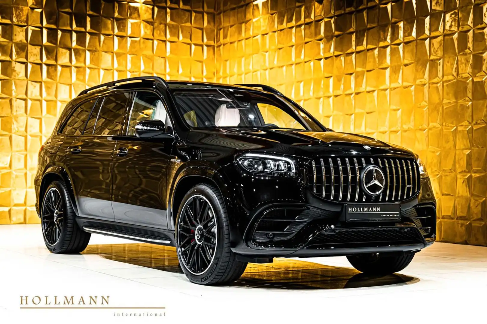 Mercedes-Benz GLS 63 AMG AMG 4M+FACELIFT + BURMESTER + REAR TV + Zwart - 1