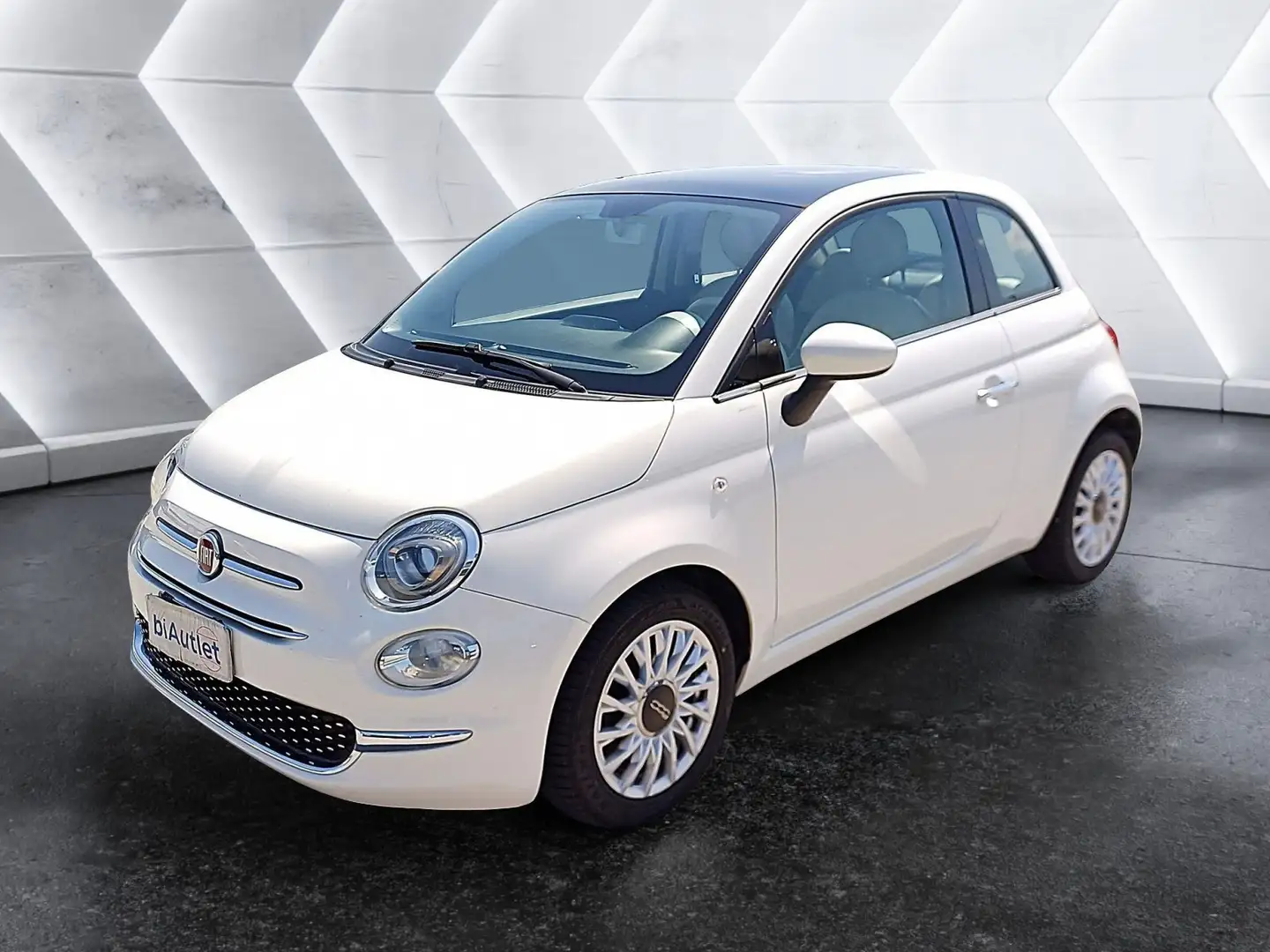 Fiat 500 1.3 mjt Lounge 95cv my18 Bianco - 1