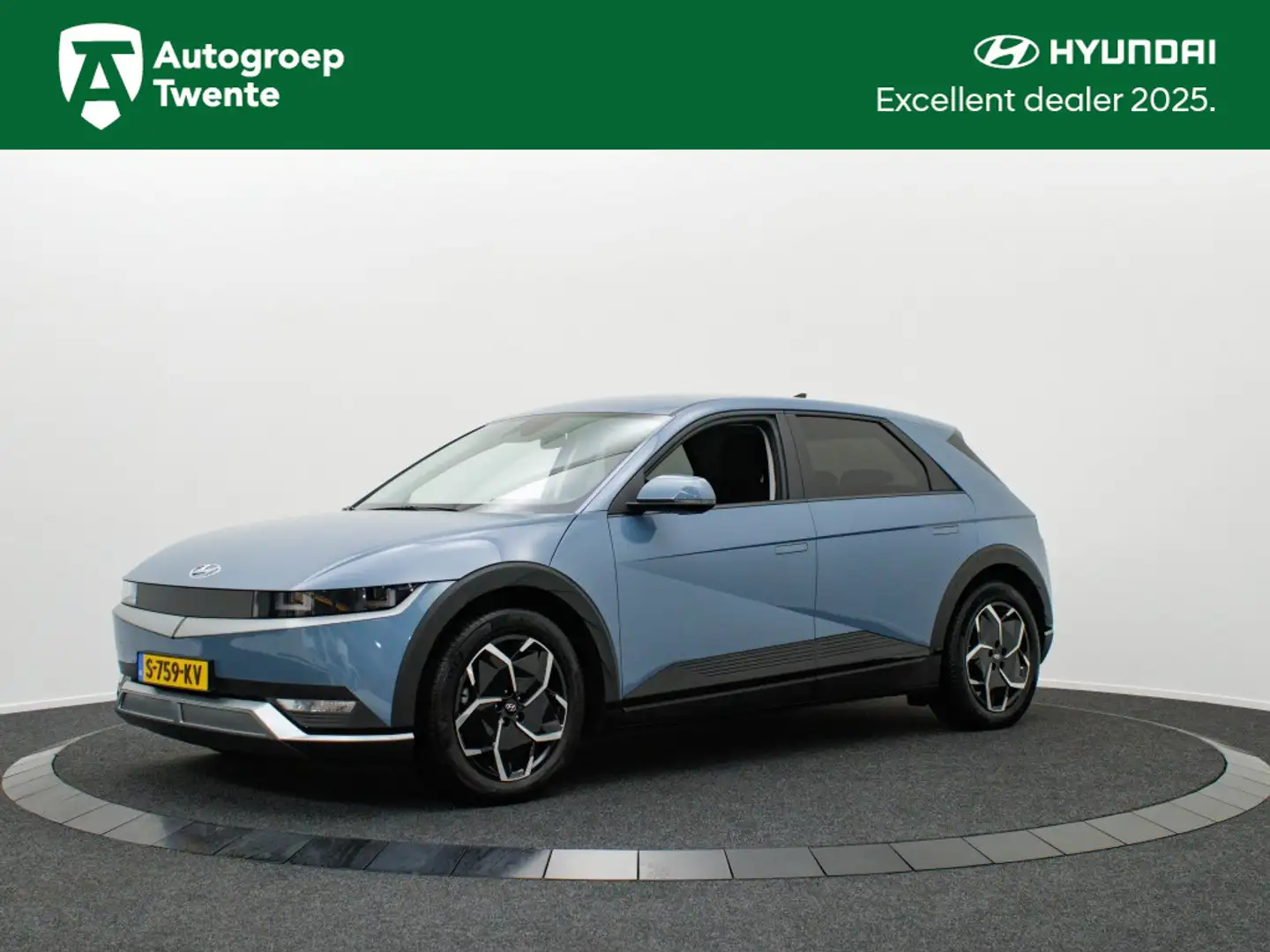 Hyundai IONIQ 5 77 kWh Style | Warmtepomp | Private lease 599 p.m. Blauw - 1