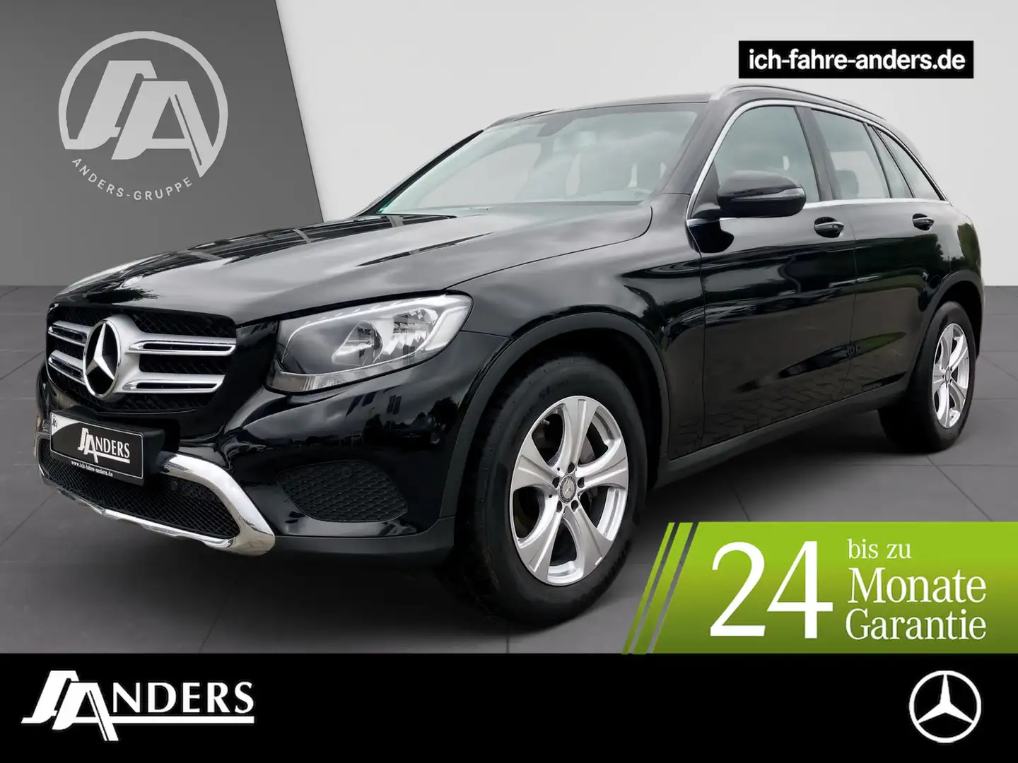 Mercedes-Benz GLC 220 d 4M Exclusive+Navi+SHZ+PDC+Kam+Tempomat Fekete - 1