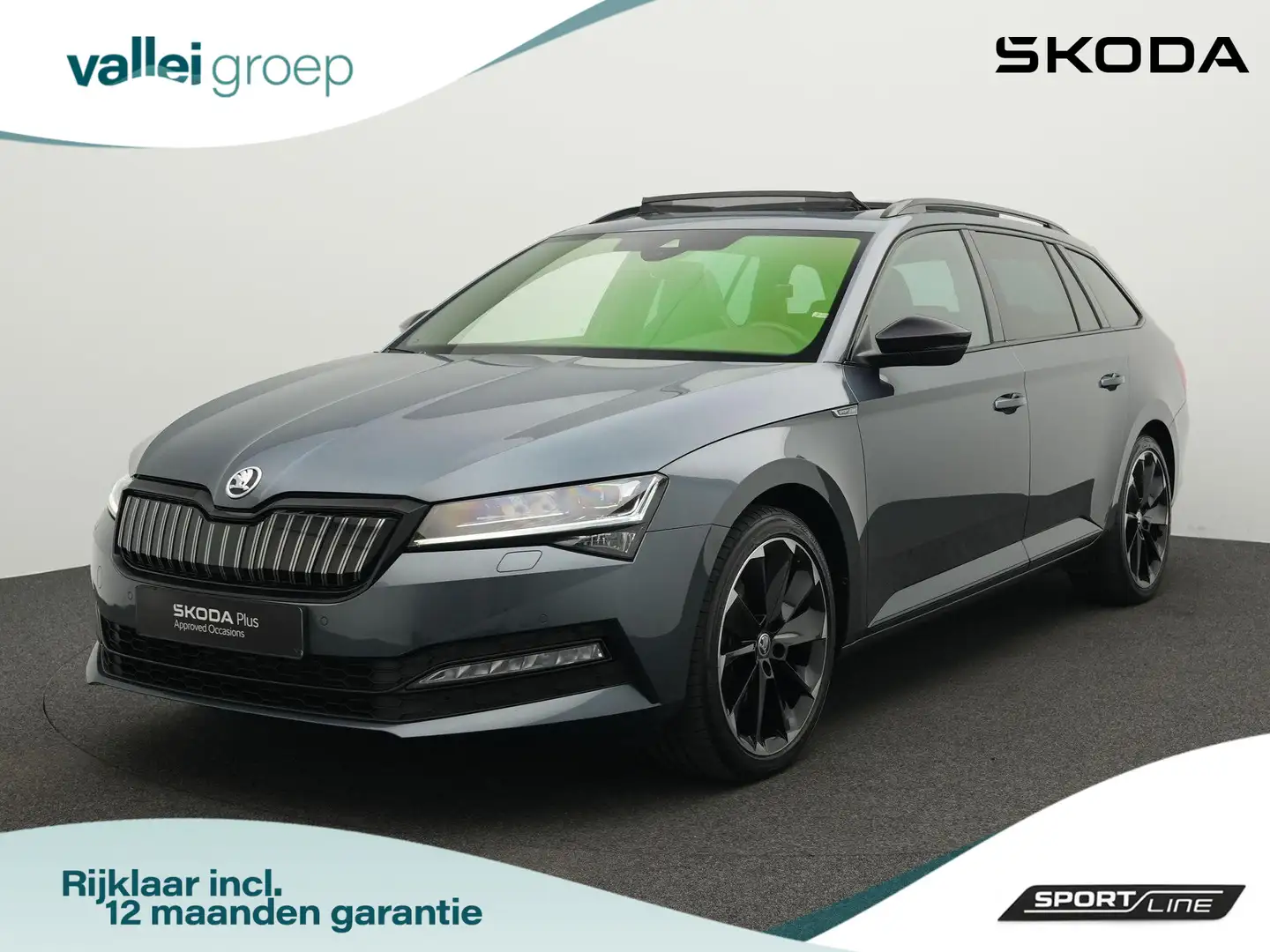 Skoda Superb Combi 1.4 TSI iV 218 pk DSG Sportline Business | P Grigio - 1