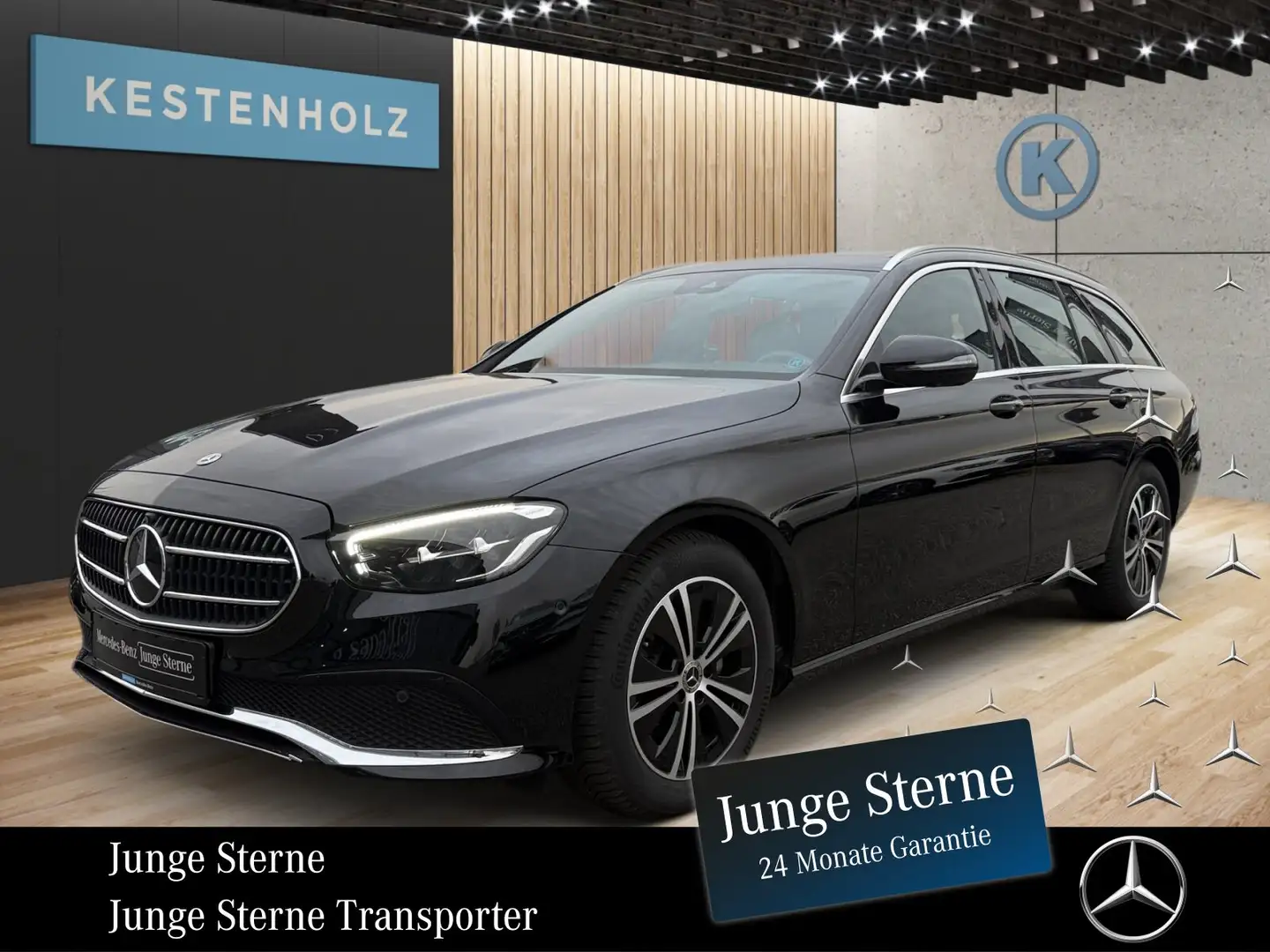Mercedes-Benz E 220 E 220 d T-Modell *AVANTGARDE*AHK*360°KAM*PANO* Noir - 1