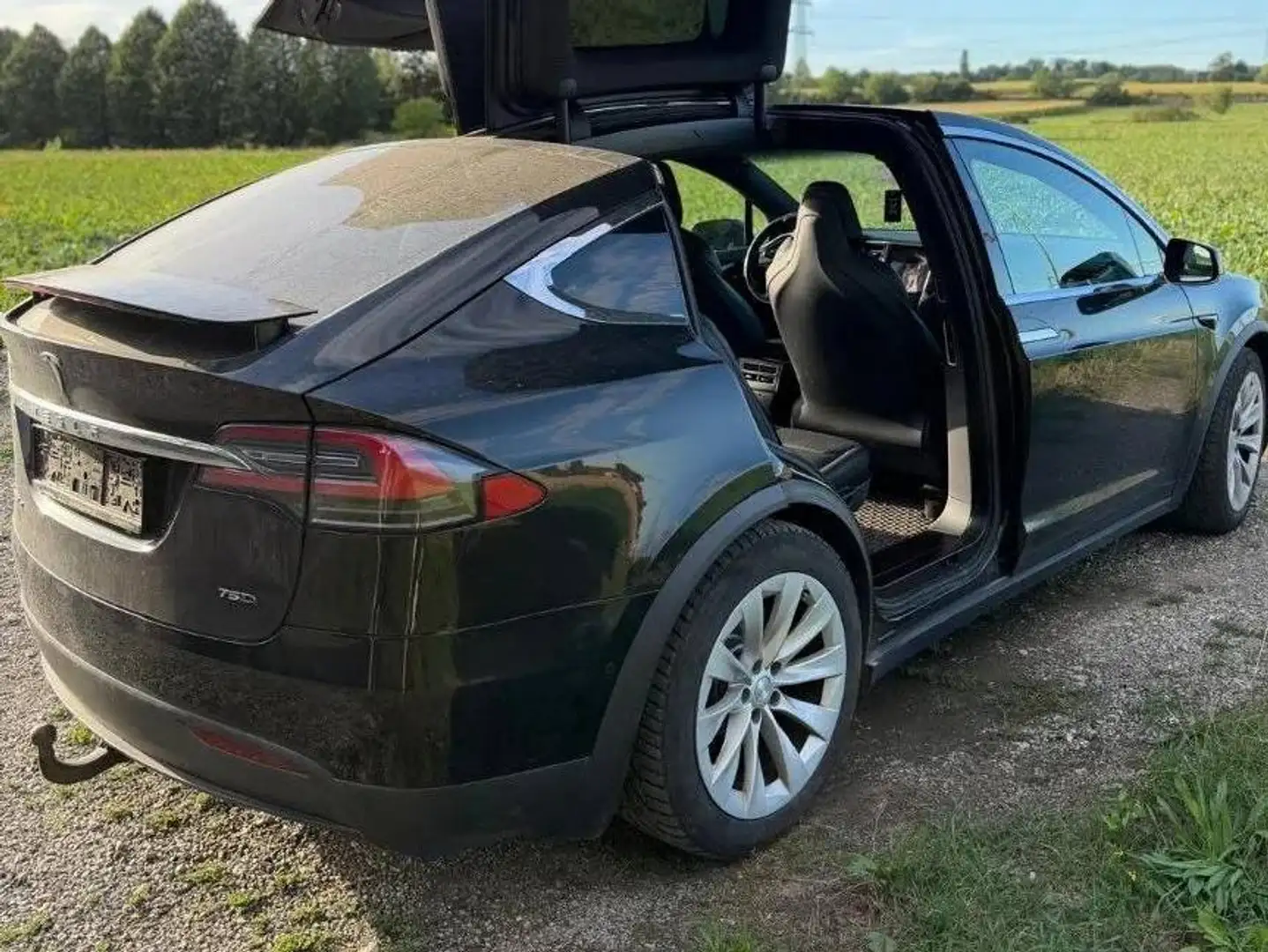 Tesla Model X Model X 75D Allradantrieb Schwarz - 2