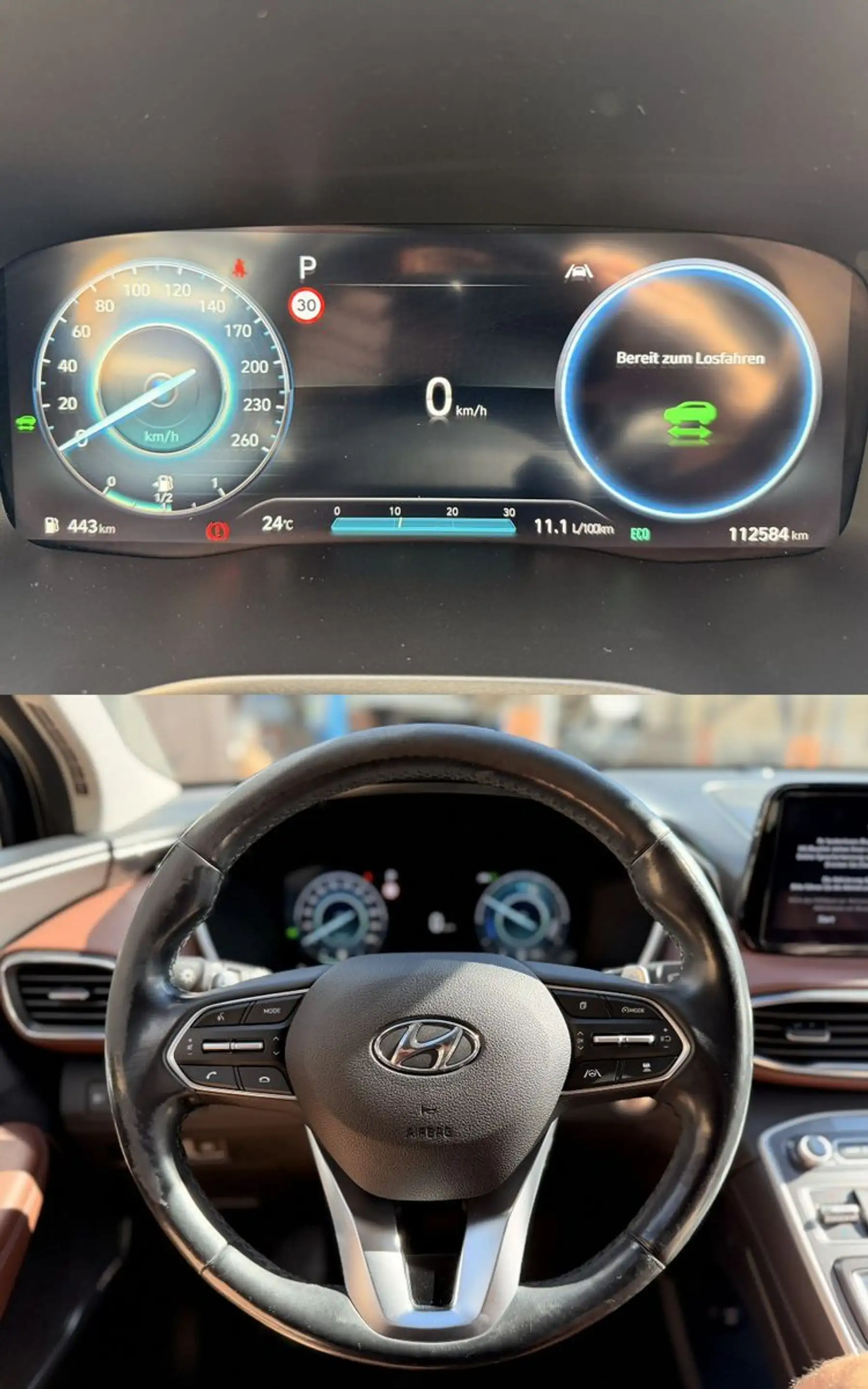 Hyundai SANTA FE Prime Hybrid 4WD Leder LED Krell 360° — photo 8