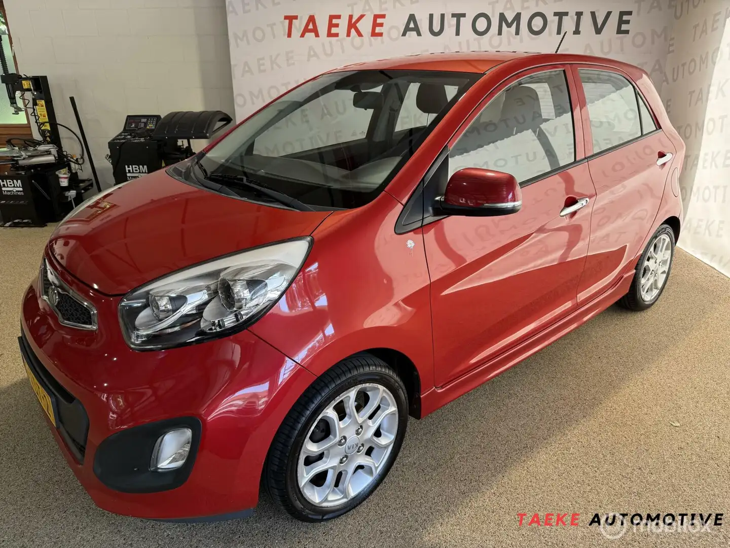 Kia Picanto 1.0 CVVT Comfort Pack Clima/Nap/1e EIG Rojo - 1