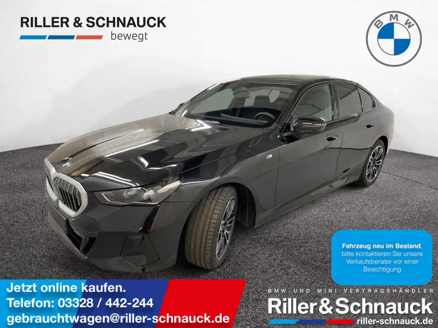 BMW 520 d M Sport ACC+HK+KAM+LED+SHZG Noir - 1