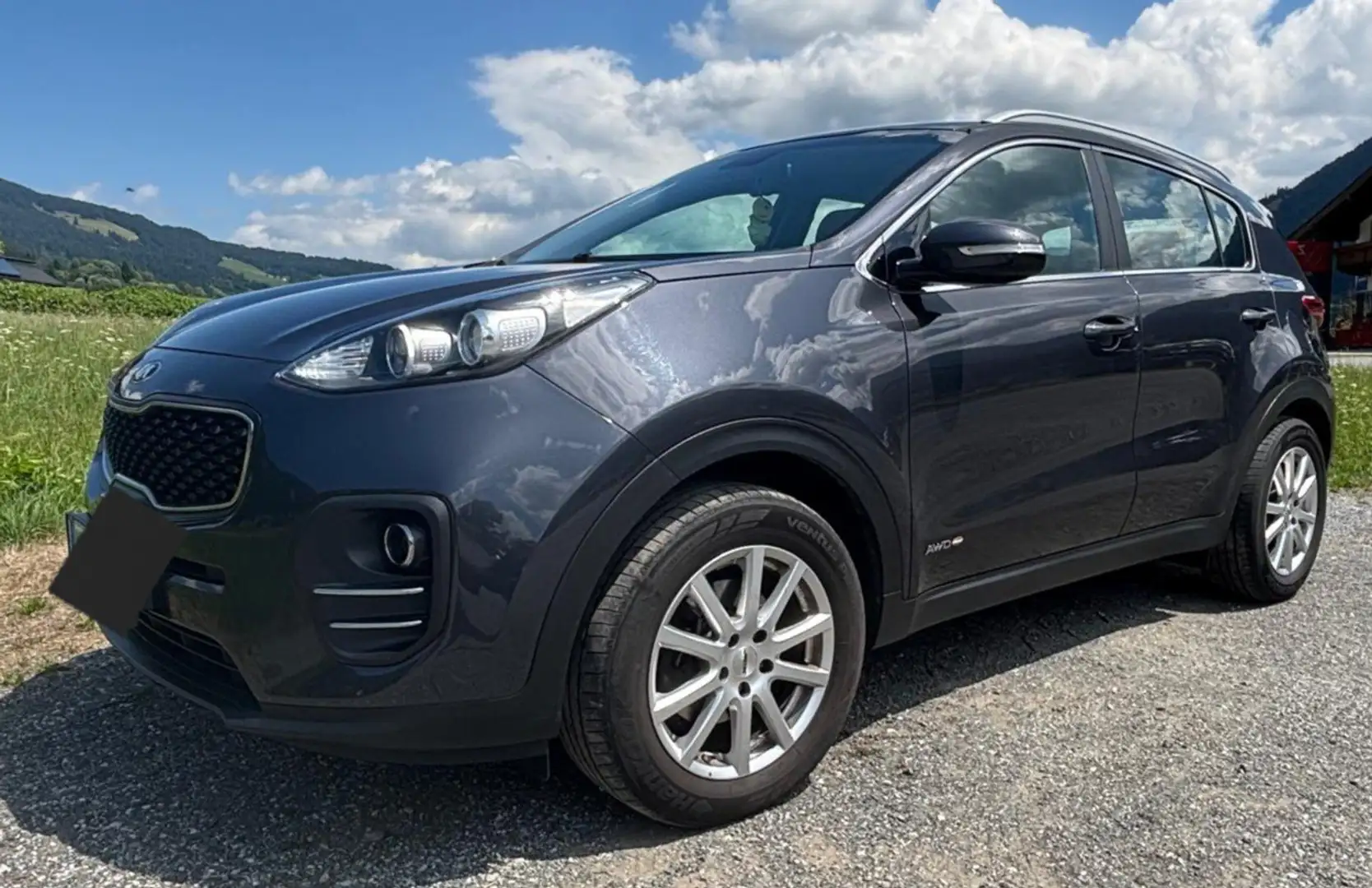 Kia Sportage 2,0 CRDI AWD Silber - 2