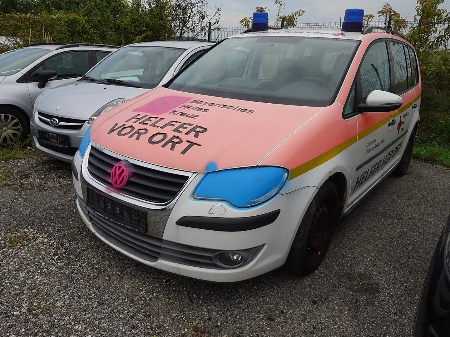 Volkswagen Touran 1,9 Weiß - 2