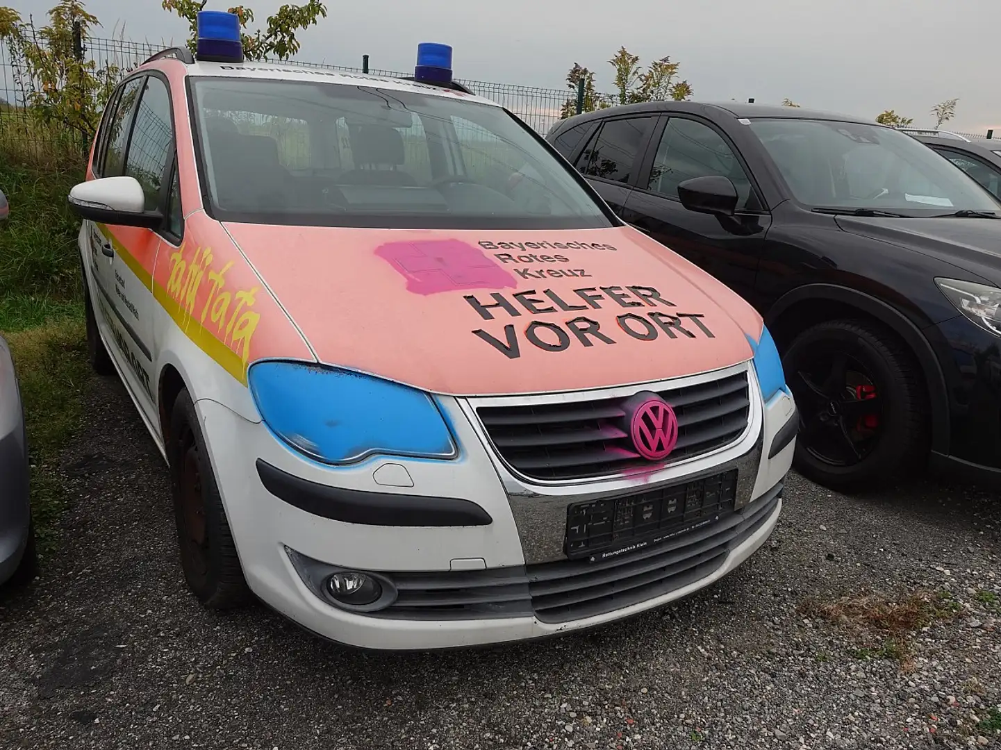 Volkswagen Touran 1,9 Weiß - 1