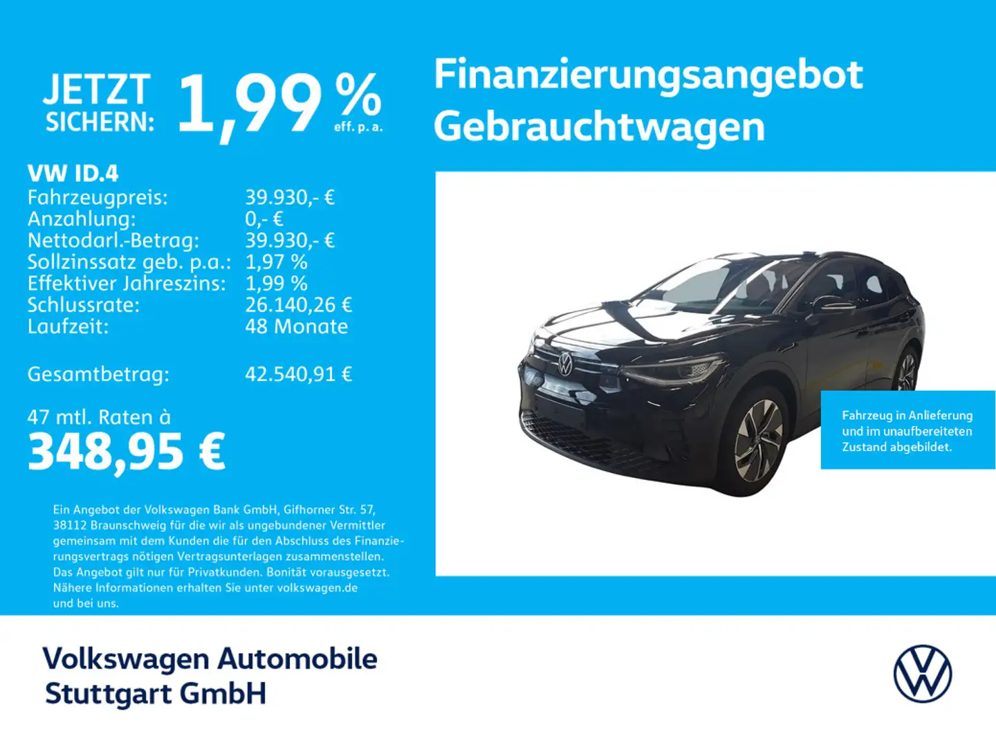 Volkswagen ID.4 Move Navi AHK ACC Stdhzg LED SHZ Schwarz - 1