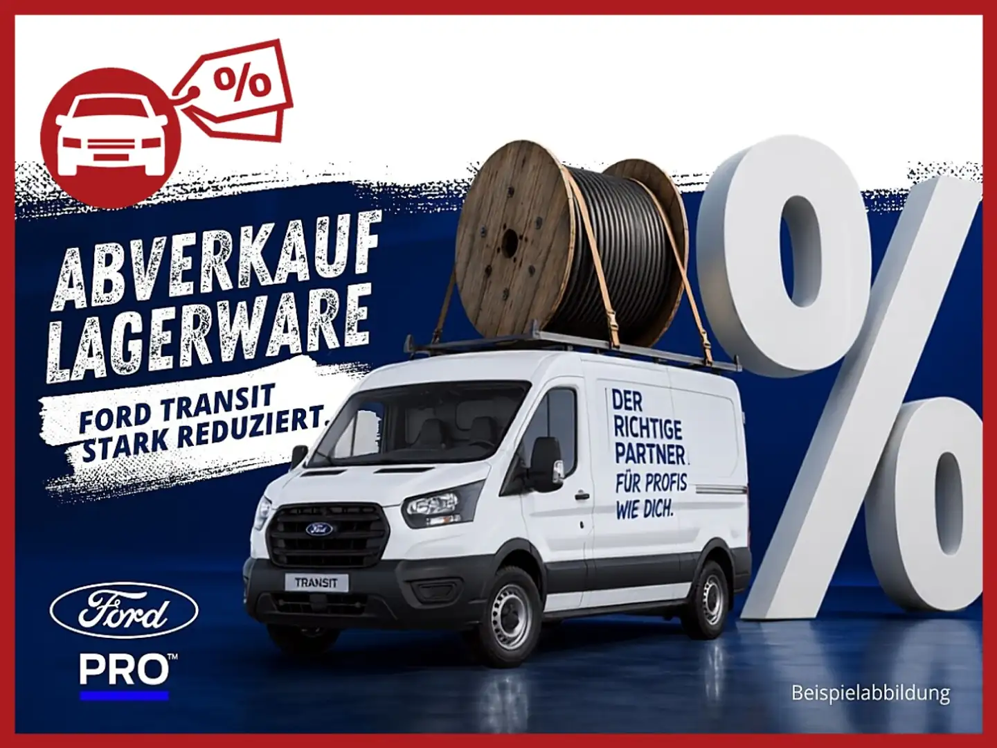 Ford Transit Kasten 2,0 EcoBlue L2H2 350 Trend Inkl ... Weiß - 1