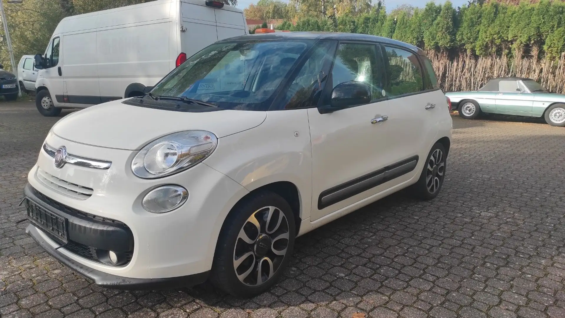 Fiat 500L Pop Star nur 62000 km, AHK Weiß - 1