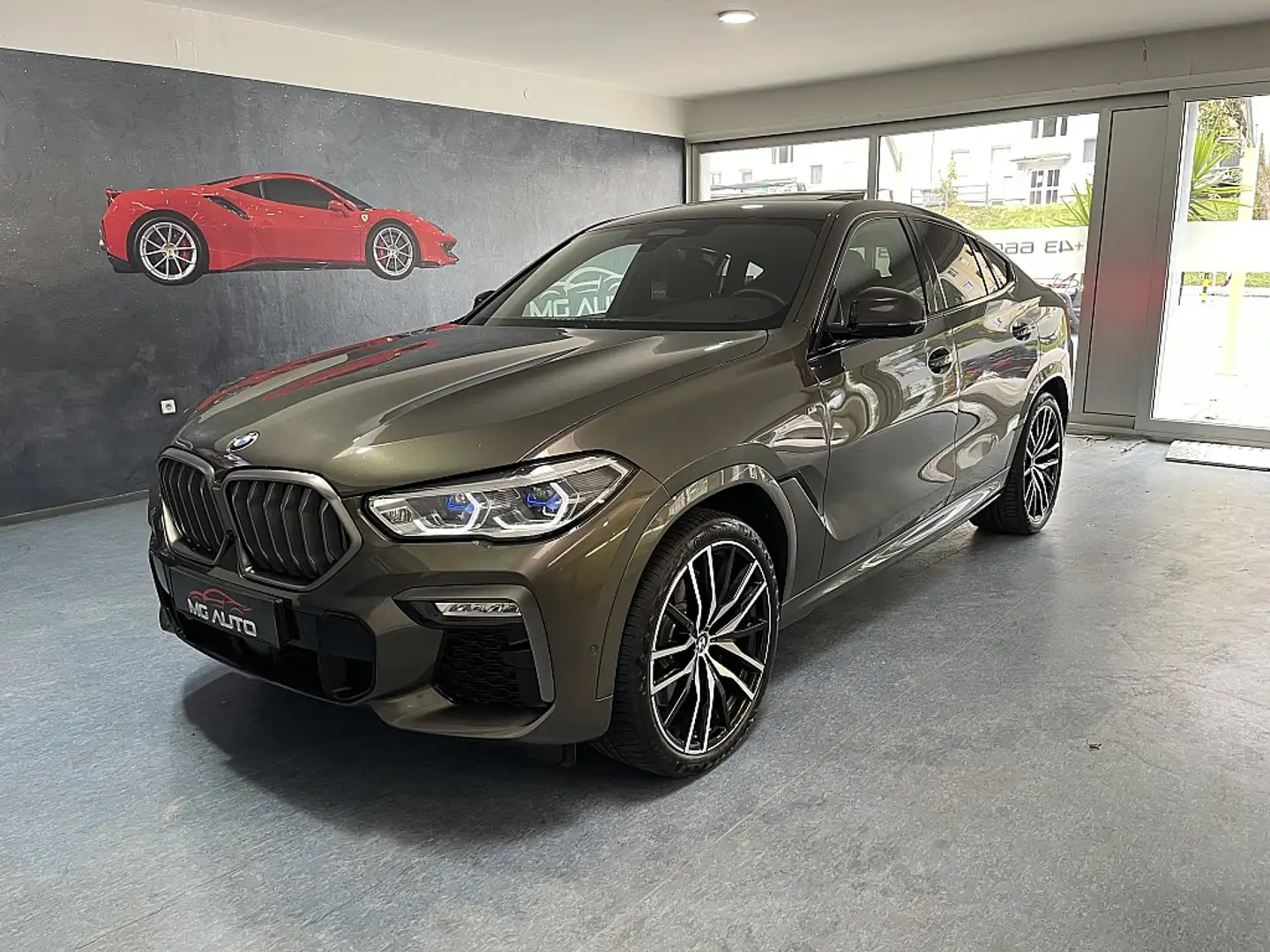BMW X6 M 50d Aut. *CARBON*MANHATTAN GREEN*Neuer Orginalm... Grün - 1