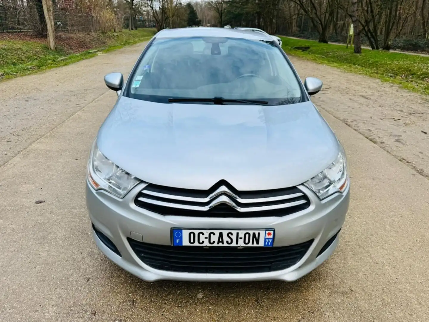 Citroen C4 1.6 VTI 120 CONFORT BVA Gris - 2