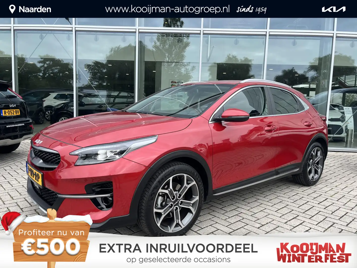 Kia XCeed 1.5 T-GDI MHEV DynamicPlusLine | Stoel-/stuurverwa Rood - 1