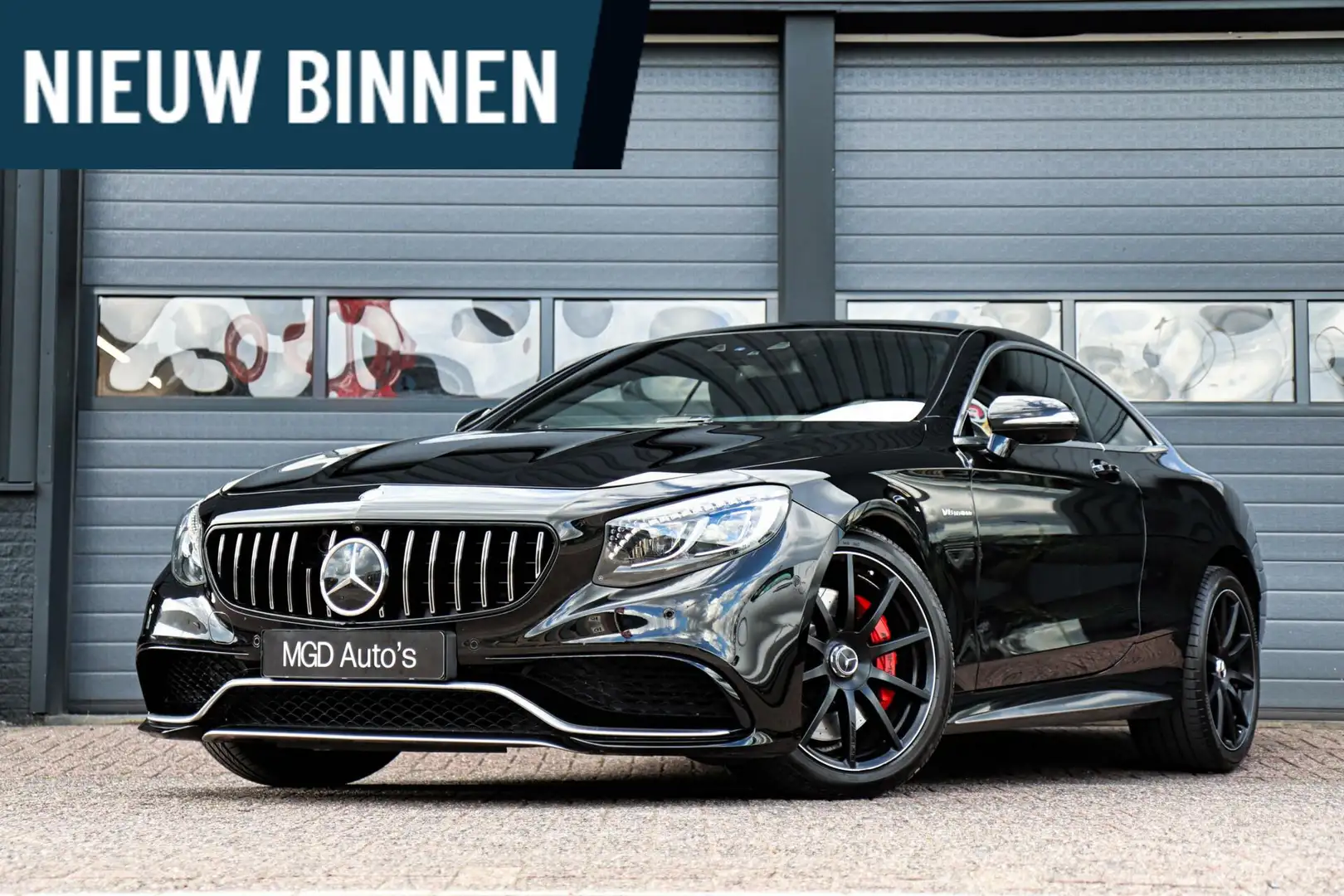 Mercedes-Benz S 63 AMG Coupé V8 4Matic /SWAROVSKI-LED/PANODAK/BURMESTER/M Zwart - 1