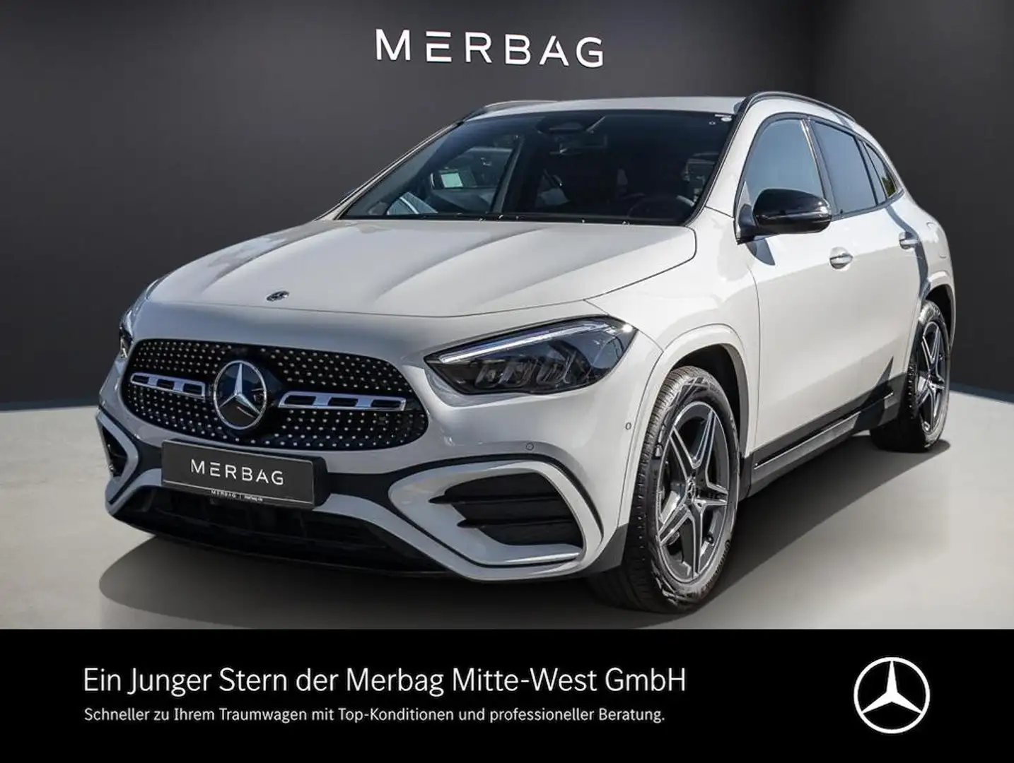Mercedes-Benz GLA 220 4MATIC SpurW W-Paket S-Sitz KeyLess LED Weiß - 1