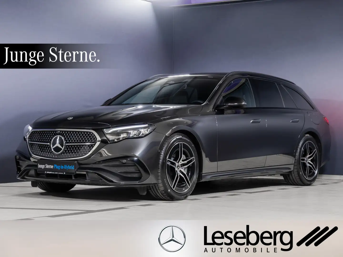 Mercedes-Benz E 300 E 300 e T AMG LED/Distronic/AHK/Kamera/ Night P. Grau - 1
