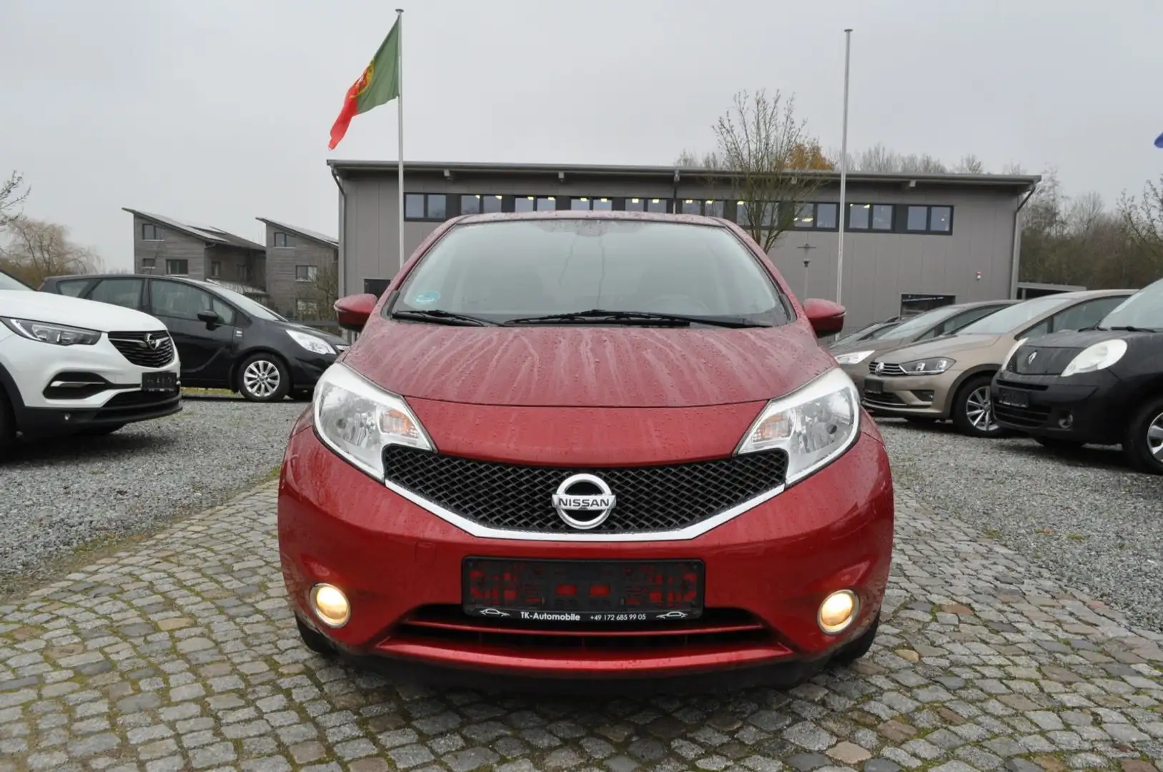 Nissan Note Acenta Plus TÜV/AU NEU/NAVI/S-HEFT/TEMPOMAT Rot - 2