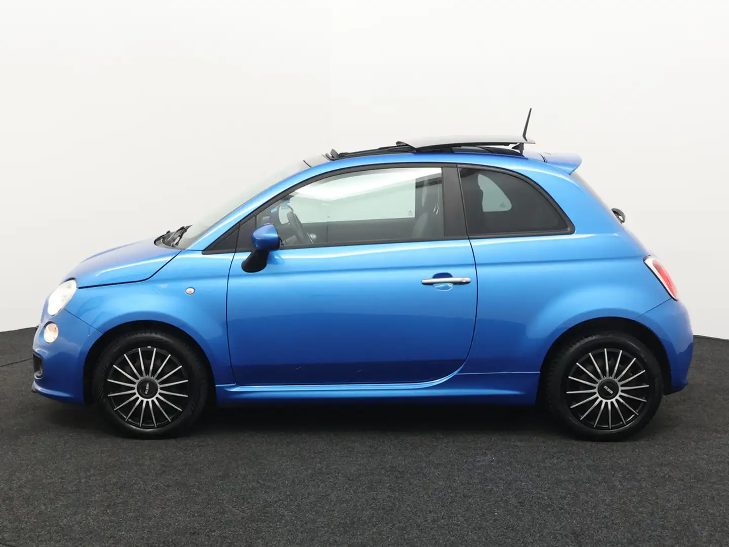 Fiat 500 0.9 TwinAir Turbo 500S Airco, Bluetooth, Hill hold Bleu - 2