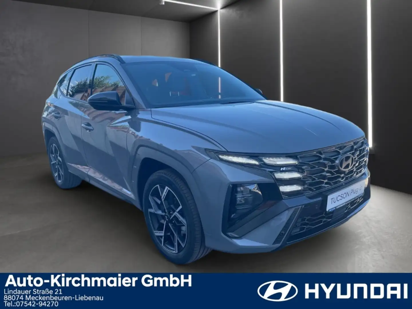 Hyundai TUCSON N Line Plug-In Hybrid 2WD 1.6T-GDI Sitz+Assis.Pak Grijs - 2