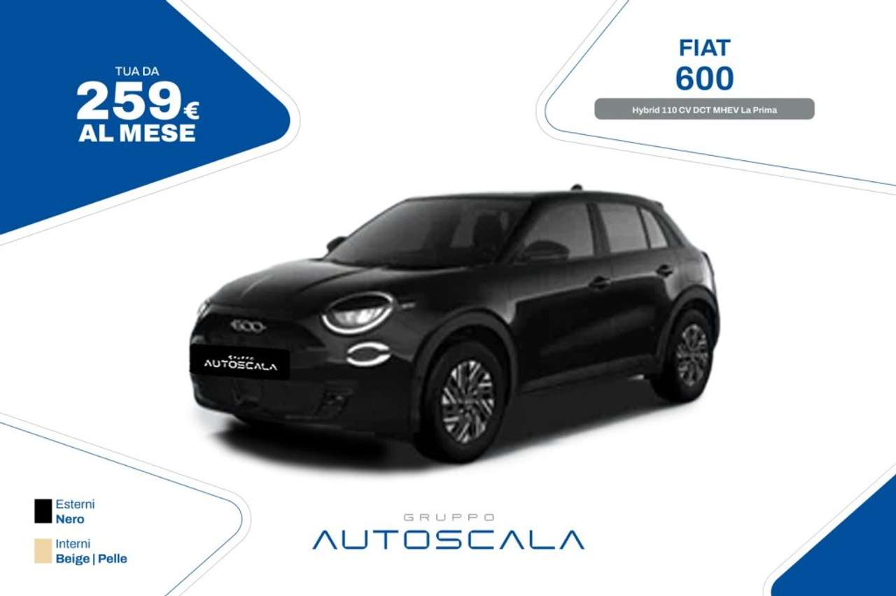 Fiat 600 Hybrid 110 CV DCT MHEV La Prima