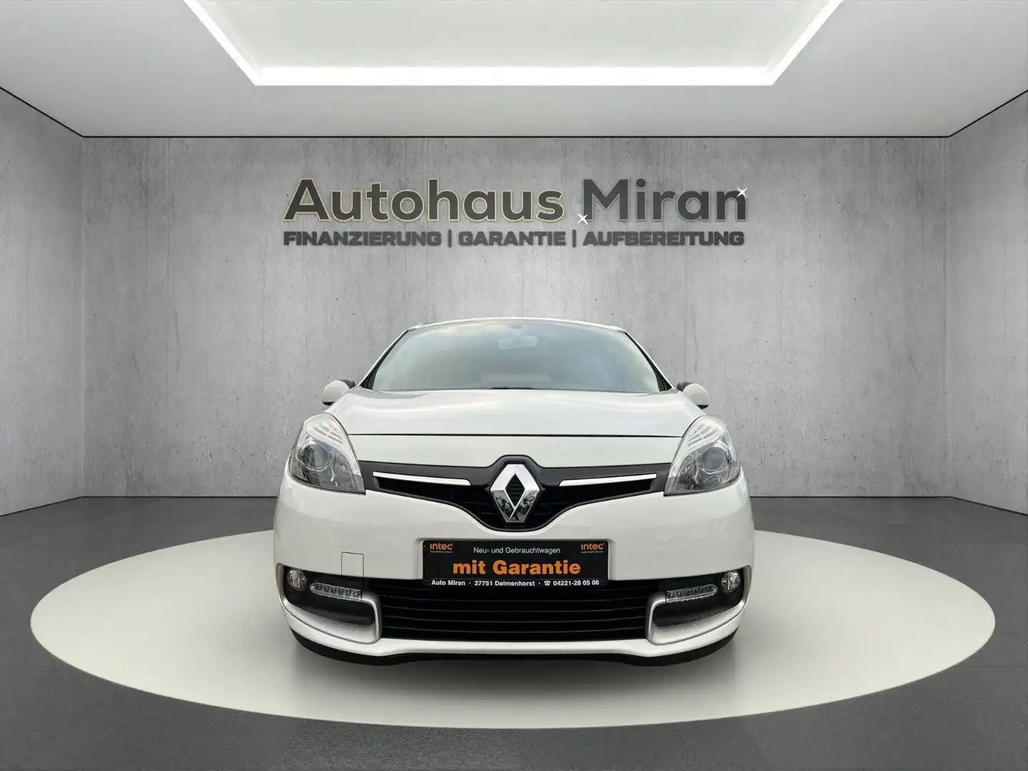 Renault Scenic III Auth. ( 77Tkm* Euro 6* TÜV neu ) Blanc - 1