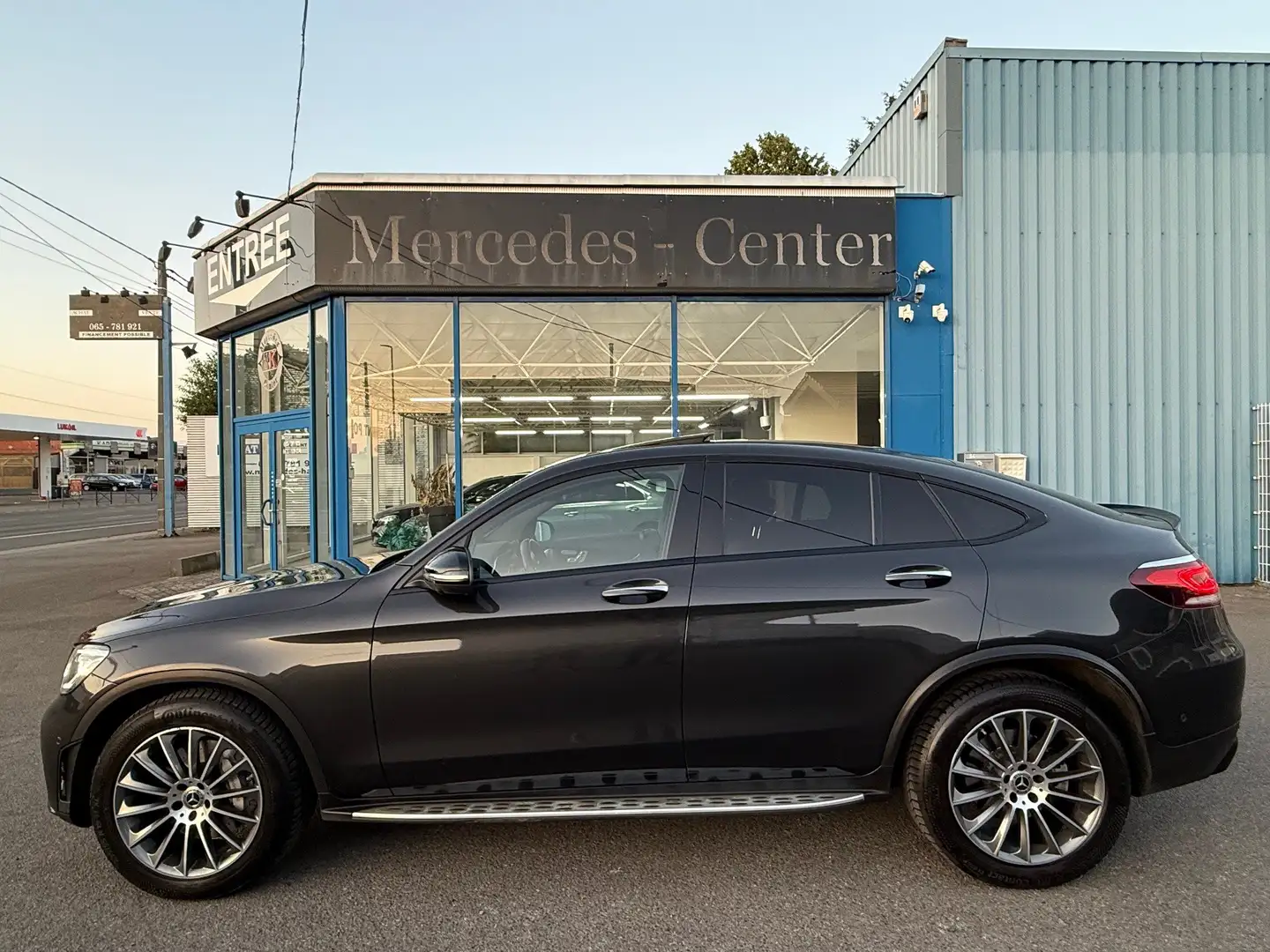 Mercedes-Benz GLC 200 D Coupé 4MATIC * PACK AMG + NIGHT * TVA * FULL Gris - 2