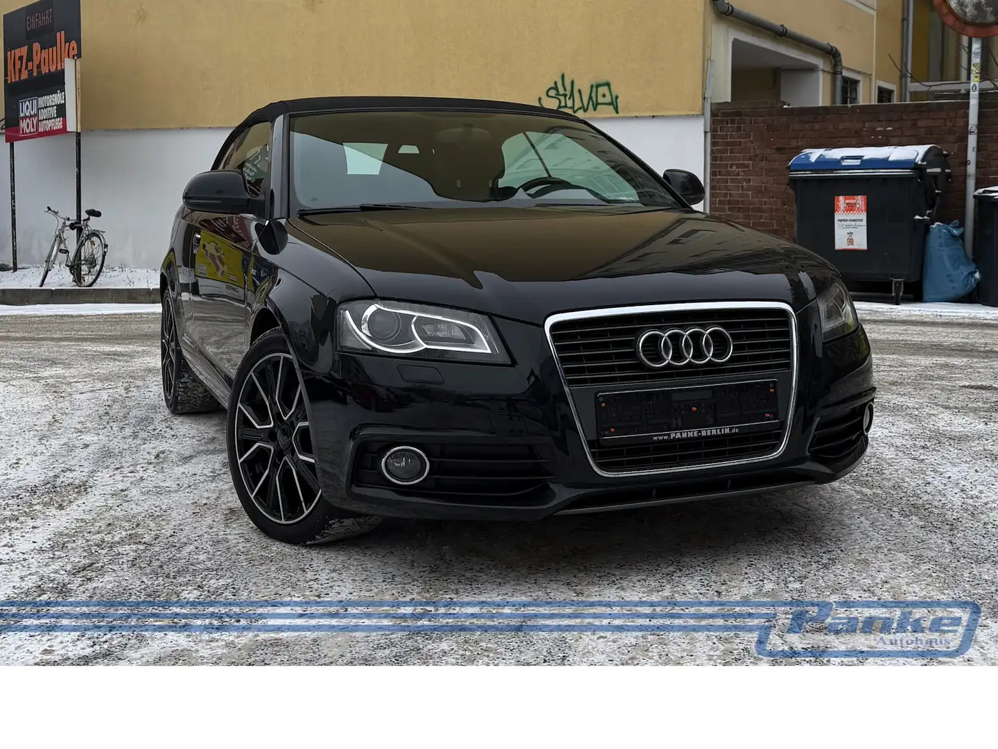 Audi A3 Cabrio S line 2.0 TDI*Carplay*SHZ*Alcantara* Noir - 1