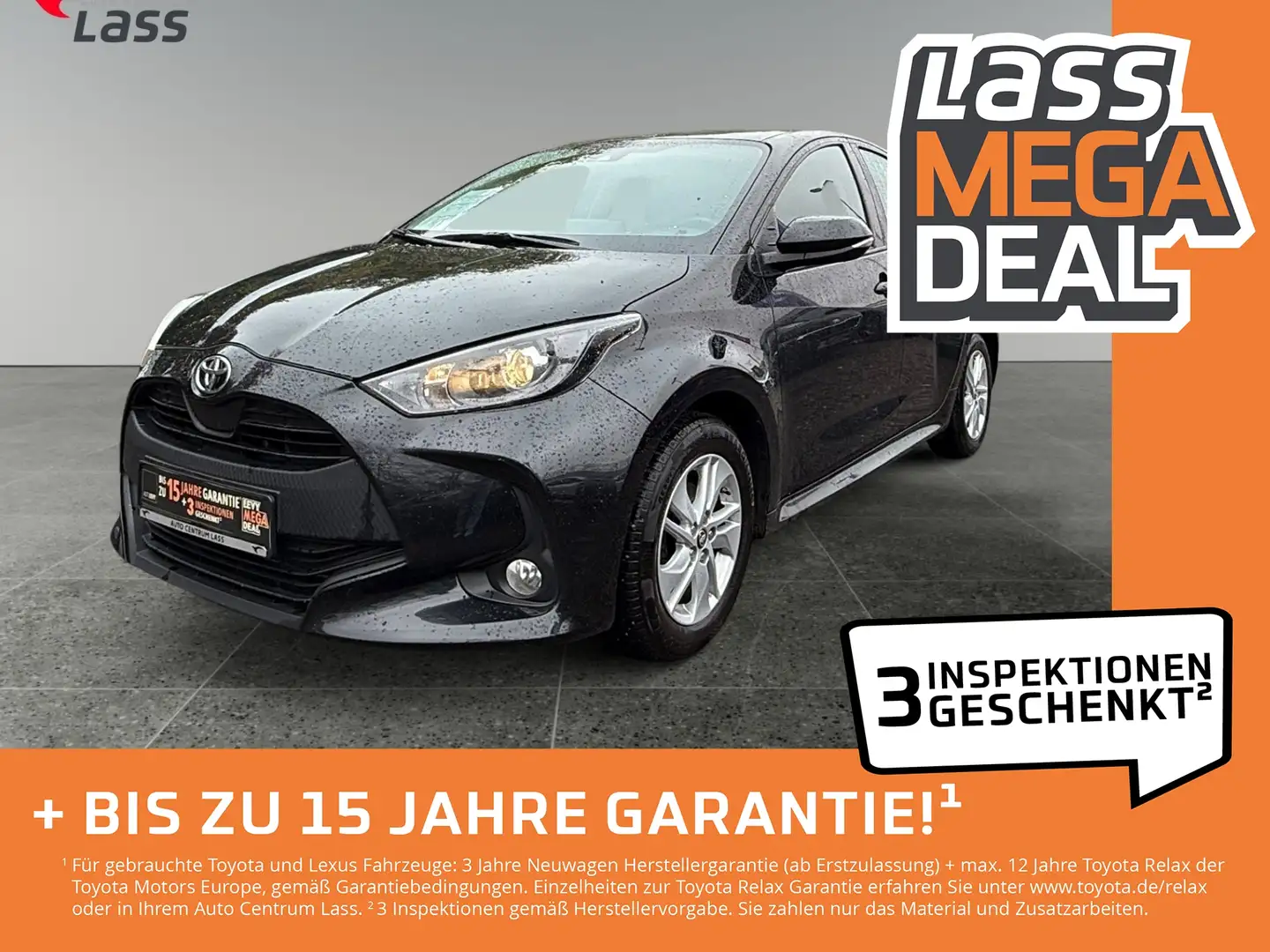 Toyota Yaris 1.5 Business Sitzheizung ACC Kamera GJR Schwarz - 1
