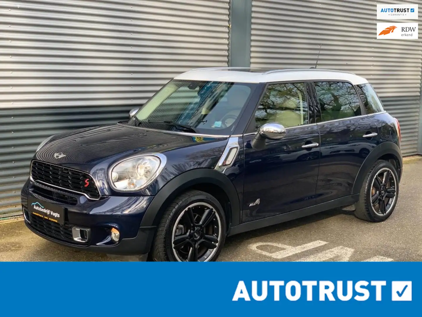 MINI Cooper S Countryman Mini 1.6 ALL4 *PANO*LEDER*AUTOMAAT Blauw - 1