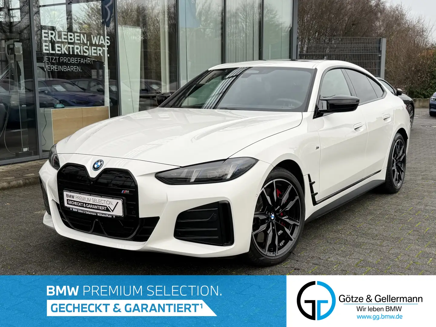 BMW i4 M50 xDrive M Sport PRO //LCI Schiebedach Weiß - 1