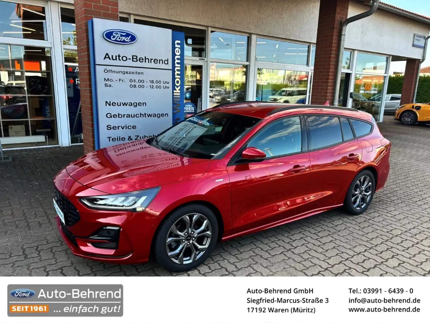 Ford Focus Turnier ST-Line Automatik Allwetter el.Heckklappe Rouge - 1